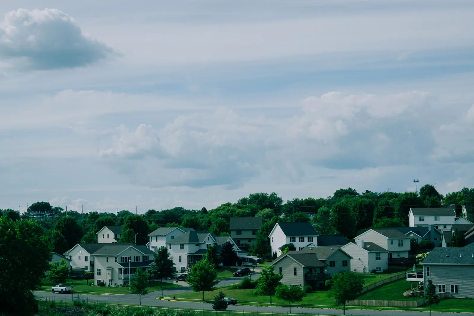 Residential neighborhood in Topeka, KS